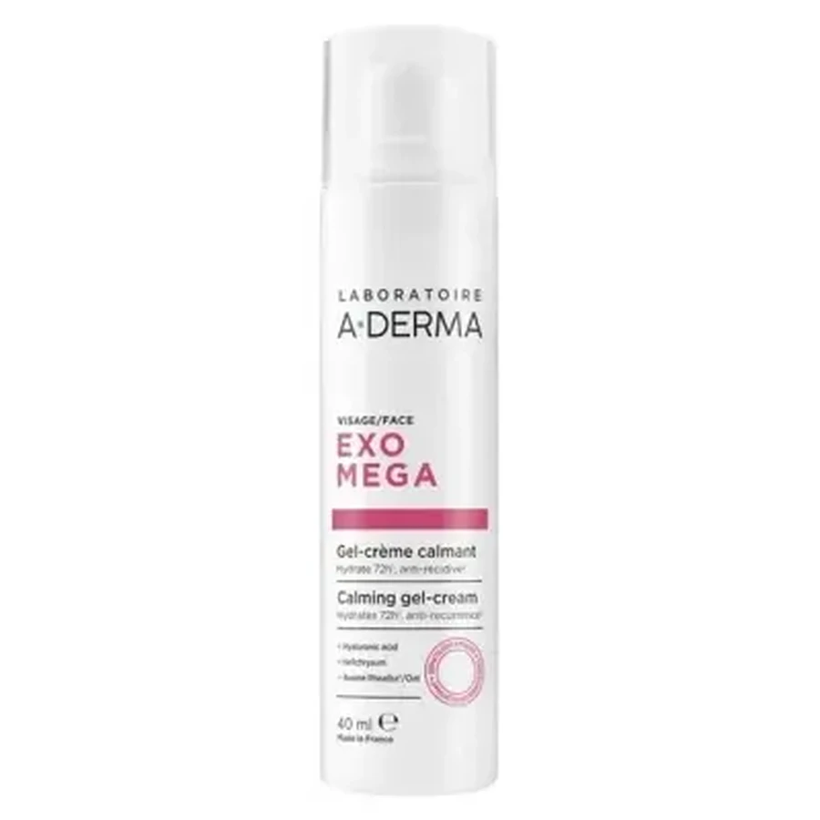 A-DERMA Exomega Control Успокаивающий гель-крем для лица 40 мл: цены и характеристики