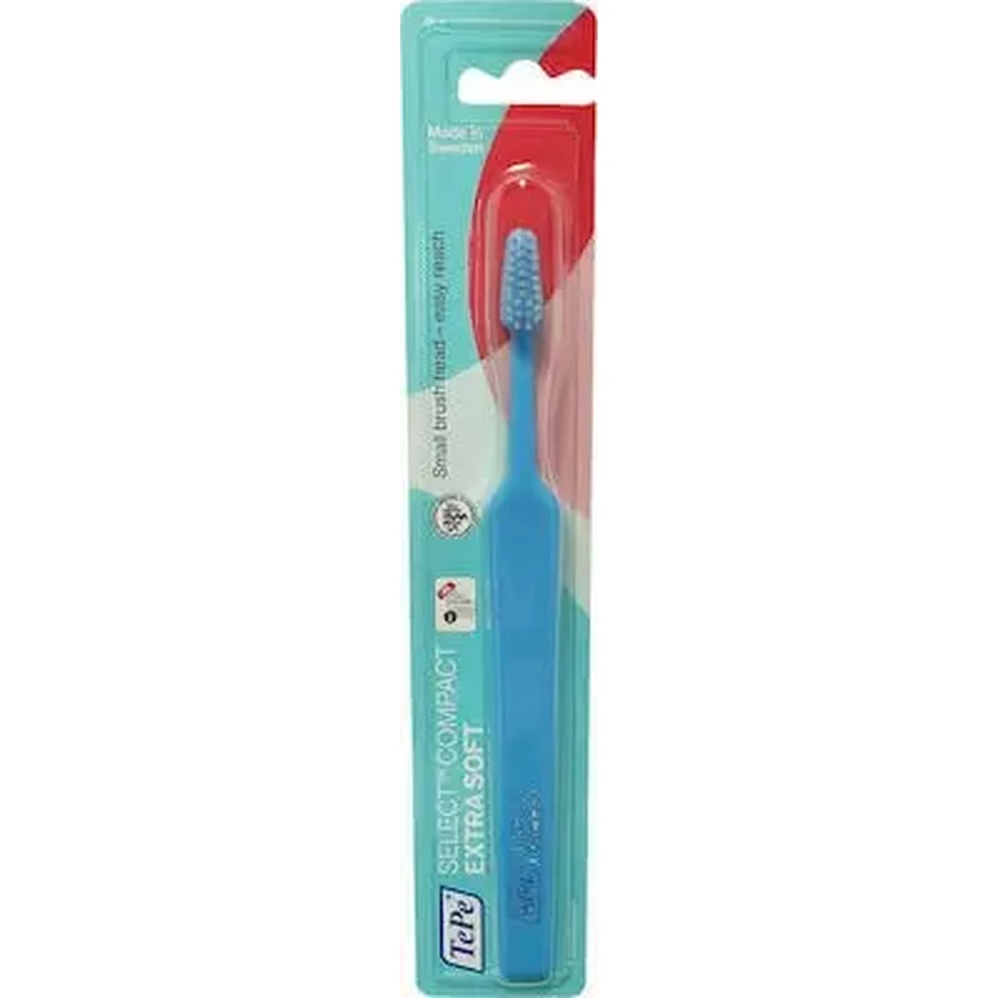 Зубна щітка TEPE Select Compact Extra Soft різних кольорів — бірюзовий: ціни та характеристики