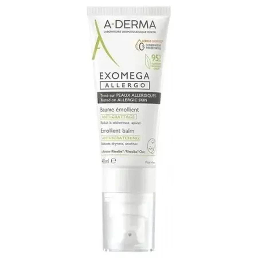 A-DERMA Exomega Allergo Смягчающий бальзам против зуда 40 мл: цены и характеристики