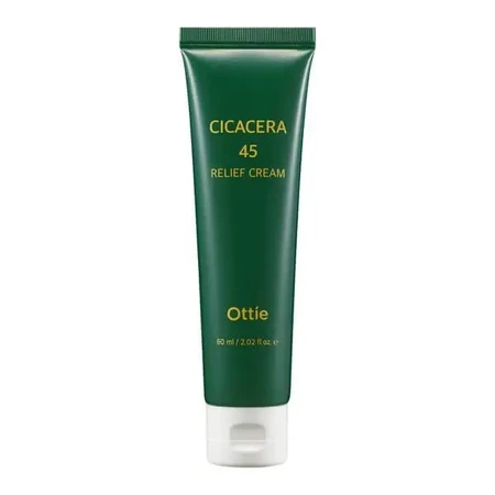 OTTIE Cicacera 45 Relief Cream, успокаивающий крем с азиатской лапушкой, 60 мл: цены и характеристики