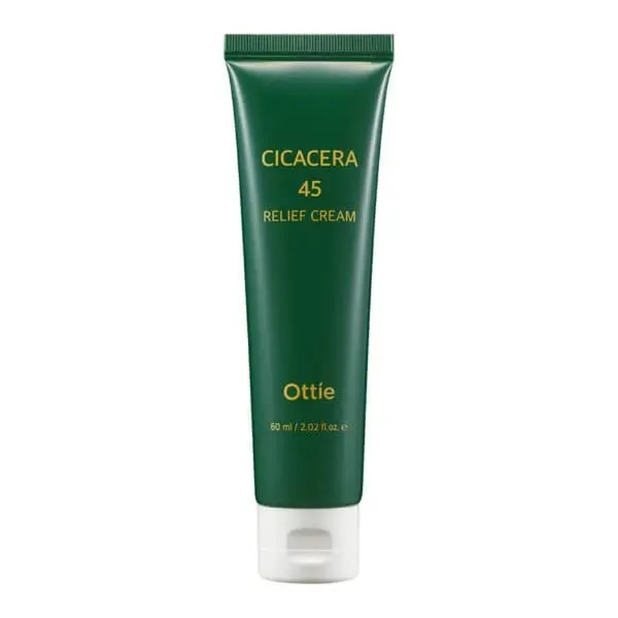 OTTIE Cicacera 45 Relief Cream, успокаивающий крем с азиатской лапушкой, 60 мл: цены и характеристики
