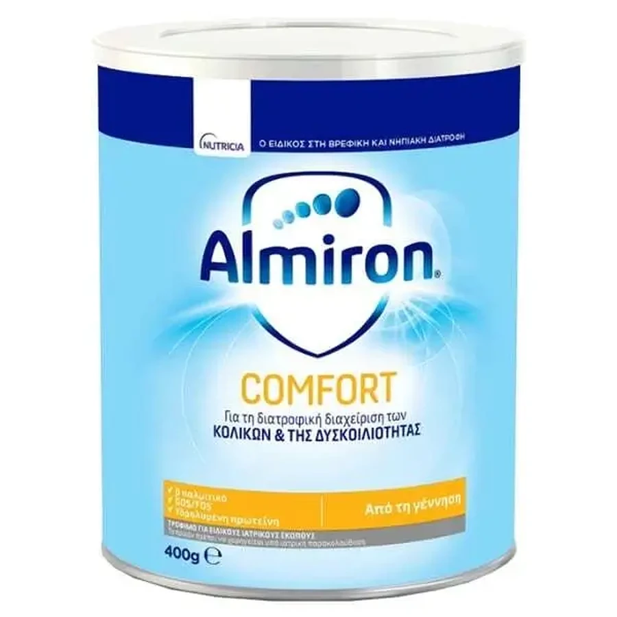 ALMIRON Comfort — детское сухое молоко при коликах и запорах, 400 г: цены и характеристики