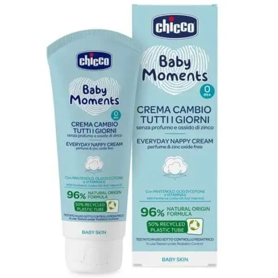 CHICCO Baby Moments крем для підгузків, крем-бальзам 100 мл: ціни та характеристики