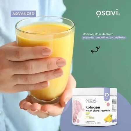 Osavi Коллаген для волос, кожи и ногтей, порошок, со вкусом ананаса, 150 г: цены и характеристики