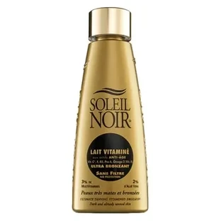 Soleil Noir — ультраинтенсивное молочко для загара, обогащенное витаминами, без солнцезащитного фильтра, 150 мл