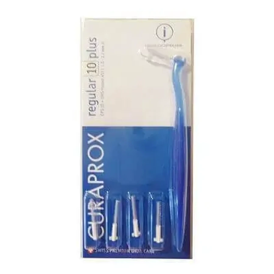 Curaprox Regular CPS 10 с 5 щетками + подставка: цены и характеристики