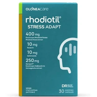 RHODIOTIL для боротьби з тривогою, 30 капсул