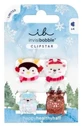 AMBITAS Invisibobble Kids Clipstar Cozy Snowy Friend, 4 шт.