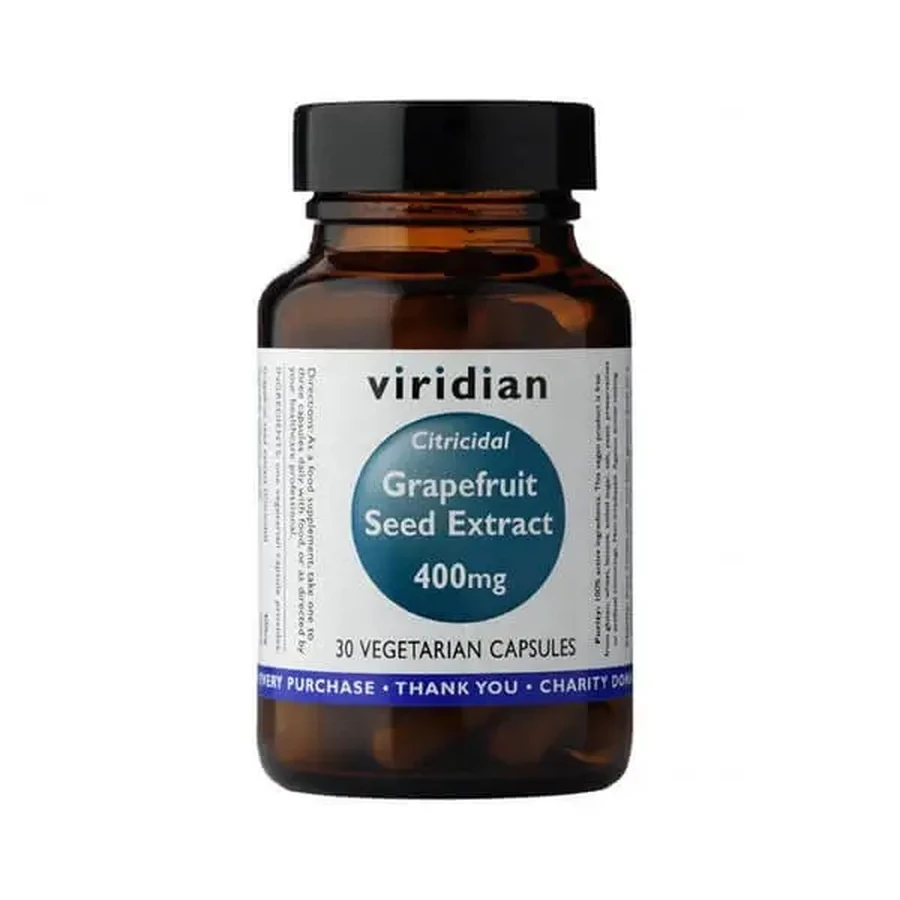 Viridian, екстракт кісточок грейпфрута, 30 капсул: ціни та характеристики