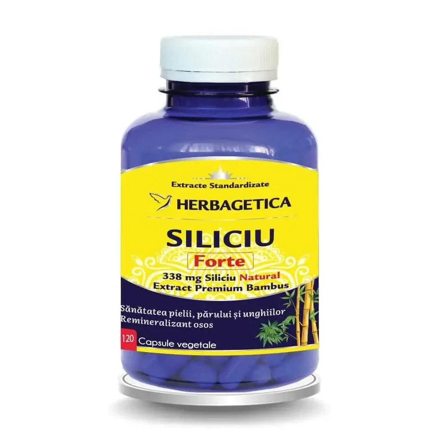 Siliciu Forte, 120 капсул, Herbagetica: цены и характеристики