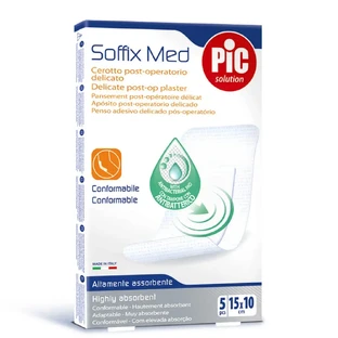 Pic Soffix Med 10x15 см, 5 шт., стерильная клейкая лента