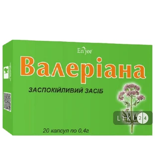 Валеріана капс. 0.4 г №20