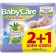 BABYCARE Дитячі серветки Sensitive Plus (3 упаковки по 54 штуки) 162 штуки