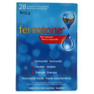 Ferrotone «Природне залізо», 28 пакетиків