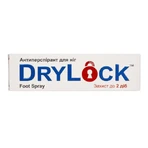 Антиперспирант для ног DryLock Foot Spray длительная защита от потоотделения, 100 мл: цены и характеристики