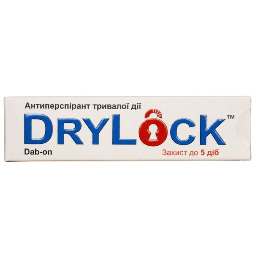 Антиперспірант тривалої дії DryLock Dab-on, 50 мл: ціни та характеристики