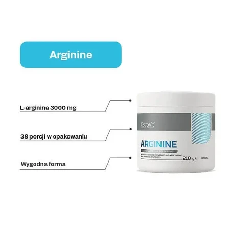 OstroVit Arginine, порошок, лимонный вкус, 210 г: цены и характеристики