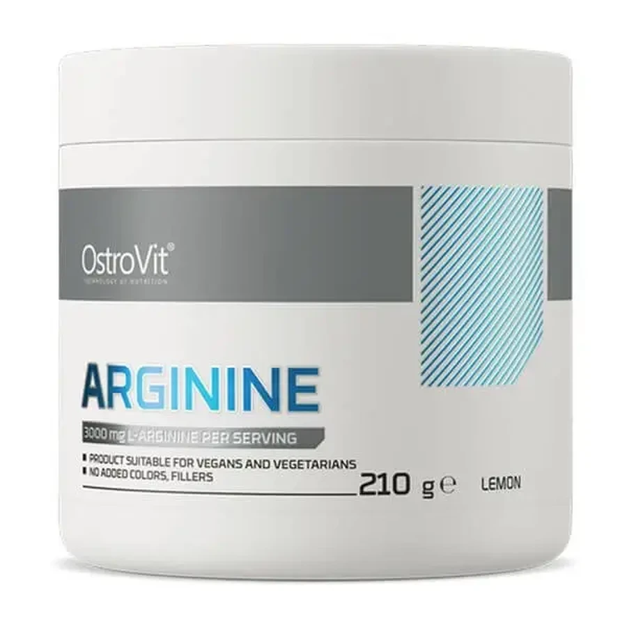 OstroVit Arginine, порошок, лимонный вкус, 210 г: цены и характеристики