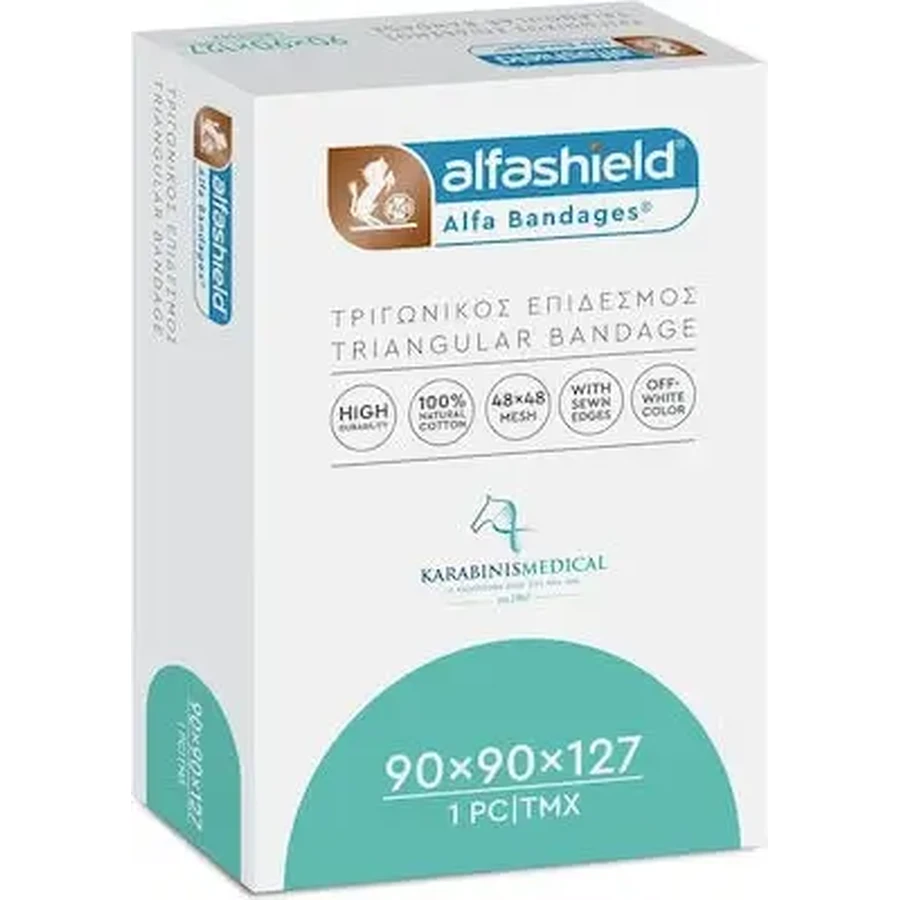 ALFASHIELD Трикутний бинт 90x90x127, 1 шт.: ціни та характеристики