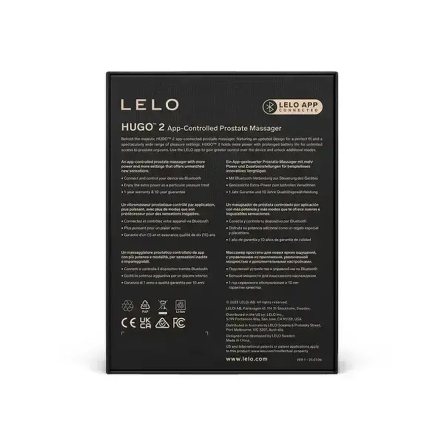 Lelo Hugo 2 Green, массажер простаты с управлением через приложение, 1 шт.: цены и характеристики