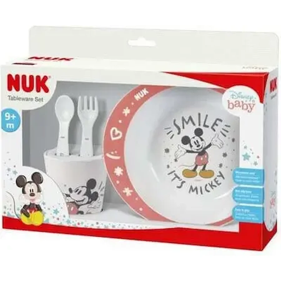 NUK Disney Микки Маус Набор посуды для детей 10.225.015: цены и характеристики