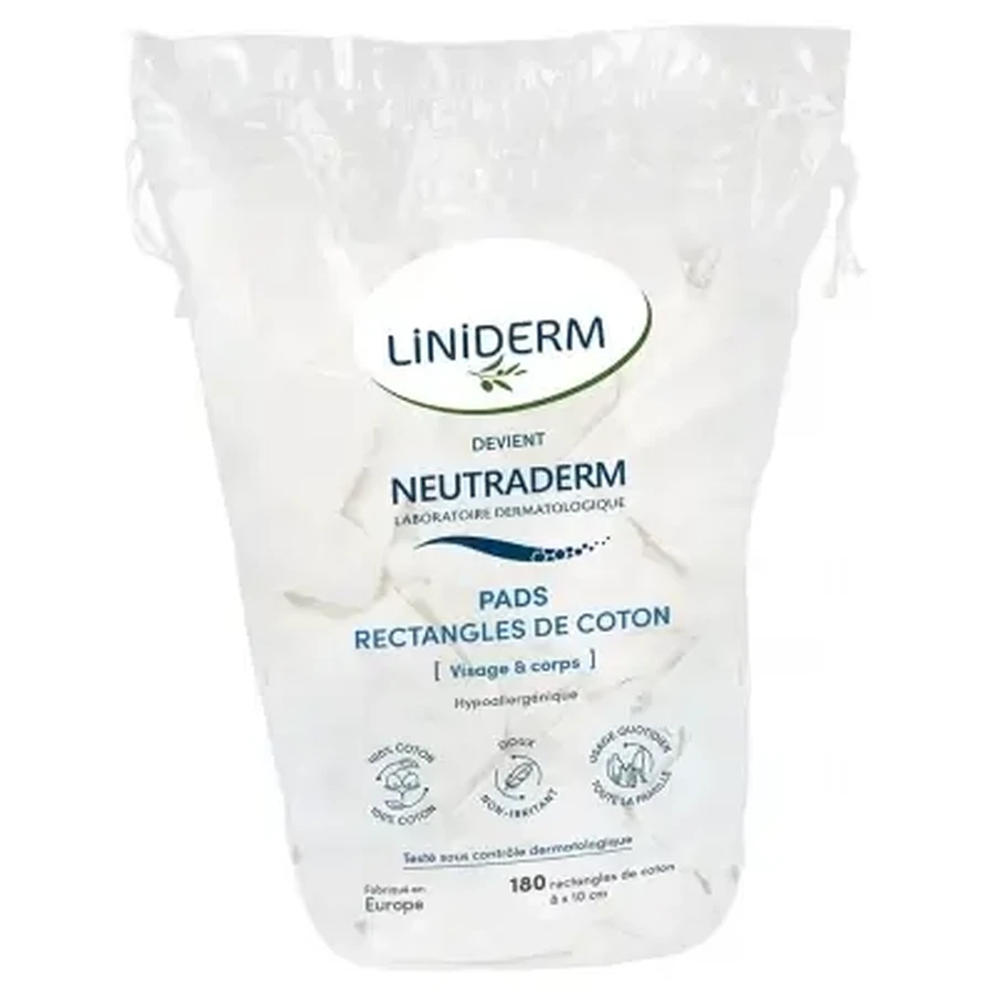 Neutraderm Baby Pads — бавовняні серветки, 180 штук: ціни та характеристики