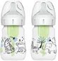 DR BROWN'S Пластиковая бутылочка «Anti-Colic Jungle» с широким горлышком, 2 шт., 150 мл, WB 52014