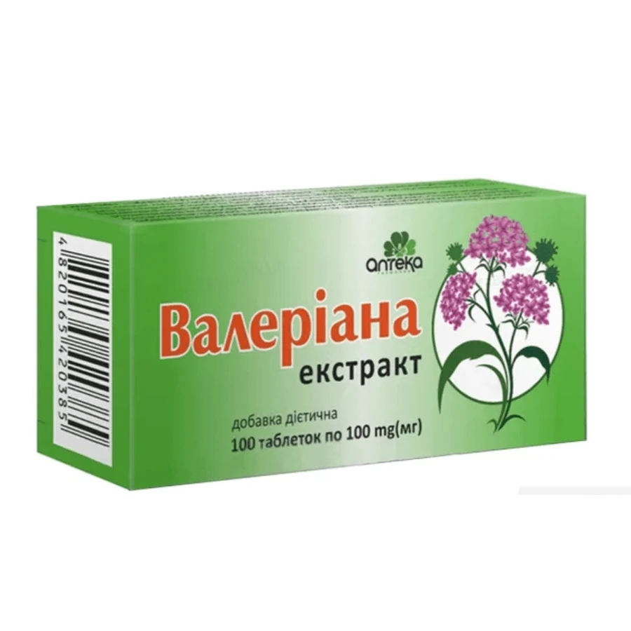 Валериана Экстракт табл. 0.1 г №100: цены и характеристики