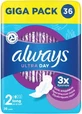 ALWAYS Ultra Day Long, размер 2, прокладки с крылышками для длительной защиты, 36 штук