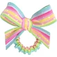 Invisibobble Slim Sprunchie Kids з бантиком «Let's Chase Rainbows» — дитяча стрічка для волосся, що не пошкоджує волосся, 1 шт.