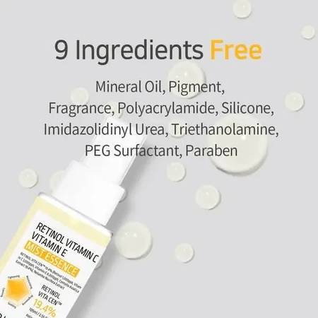 APLB Retinol Vitamin C Vitamin E Mist Essence, спрей-эссенция с ретинолом и витаминами C и E, 105 мл: цены и характеристики