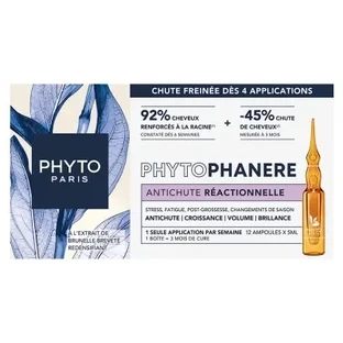 Phyto Phytophanère Реактивный уход против выпадения волос 12 × 5 мл