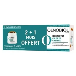 Засіб проти випадіння волосся Oenobiol Hair Expert: 2 місяці + 1 місяць у подарунок