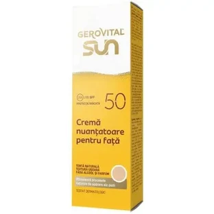 Тональний крем для обличчя з SPF 50 Sun, 50 мл, Gerovital