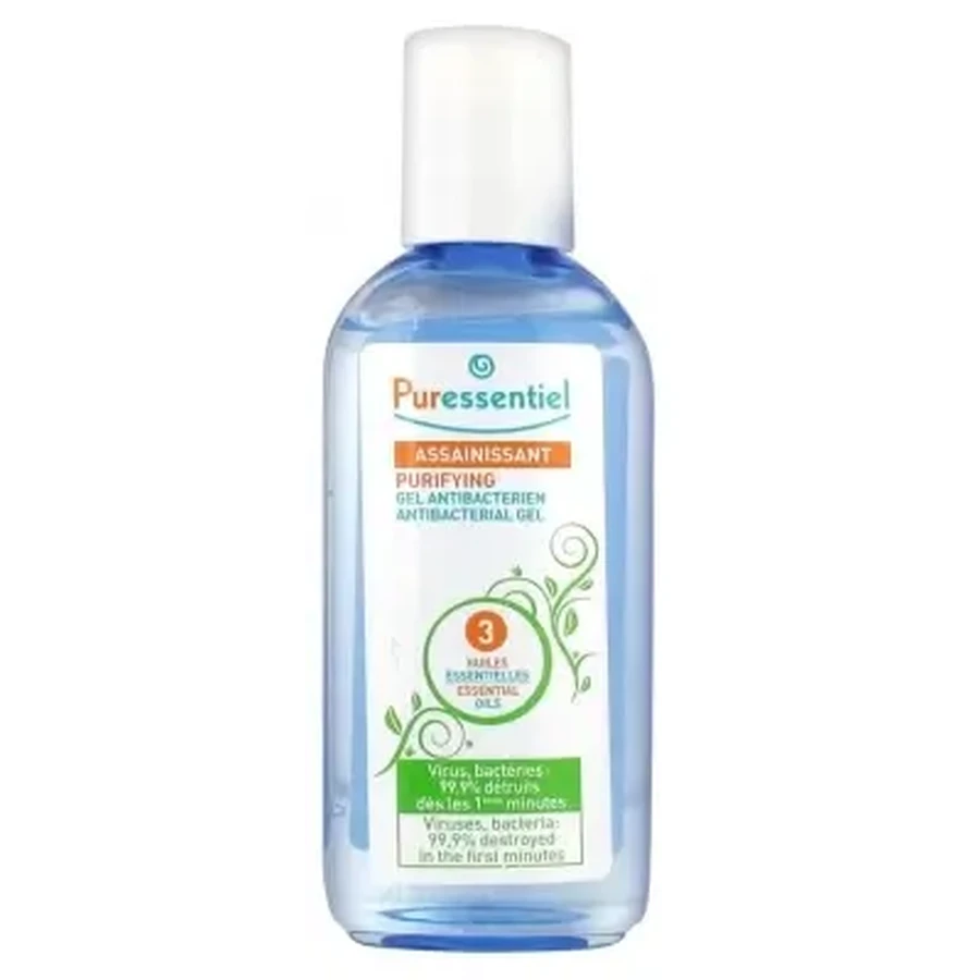 Puressentiel Антибактериальный гель с 3 эфирными маслами, 80 мл: цены и характеристики