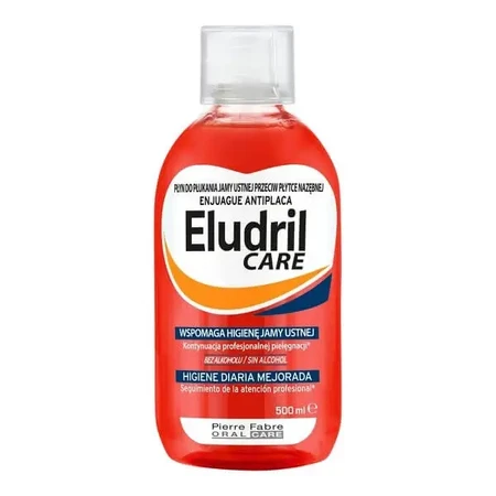 Набор Eludril Care, жидкость для ежедневной гигиены полости рта, 500 мл + Elgydium Anti Plaque, зубная паста, 75 мл: цены и характеристики