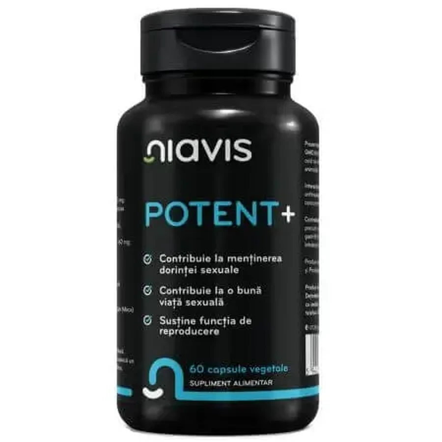 Potent Plus, 60 капсул, Niavis: цены и характеристики