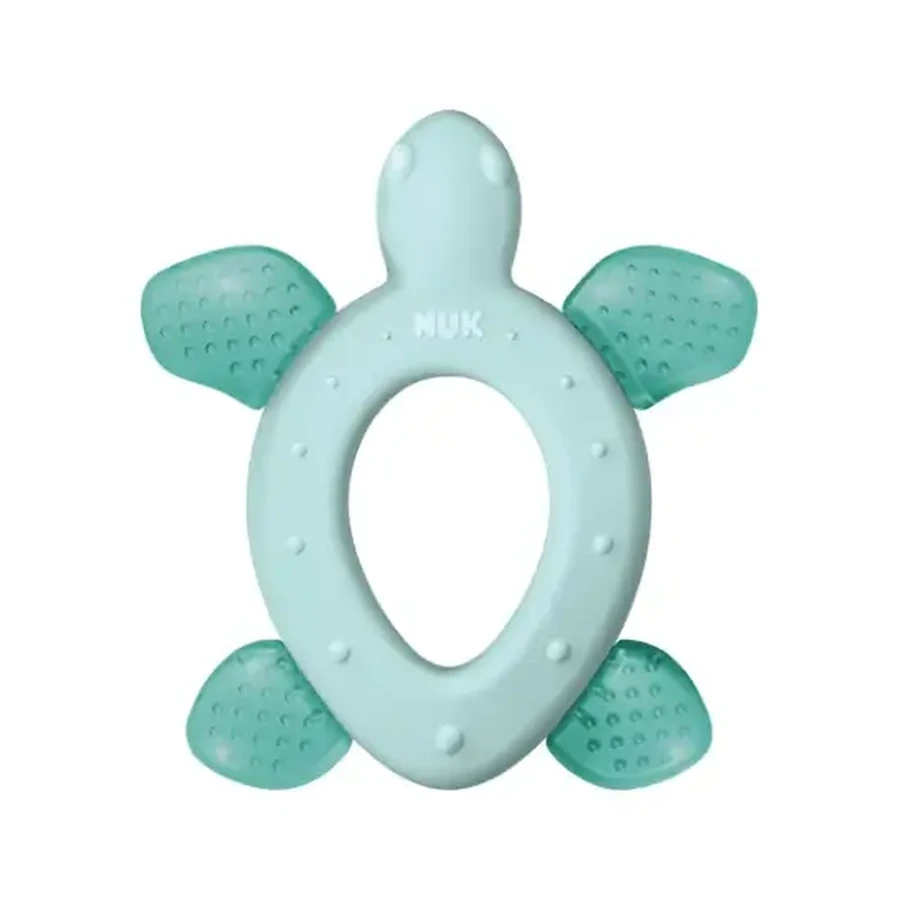 Кільце для прорізування зубів NUK Cool All-Around Turtle 3m+ різних кольорів — зелене: ціни та характеристики