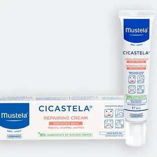 MUSTELA Bebe Cicastela Восстанавливающий крем для раздражённой кожи младенцев и детей 40 мл