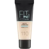 Тональный крем MAYBELLINE Fit Me для естественного матового покрытия, 30 мл, оттенок 110 Porcelain