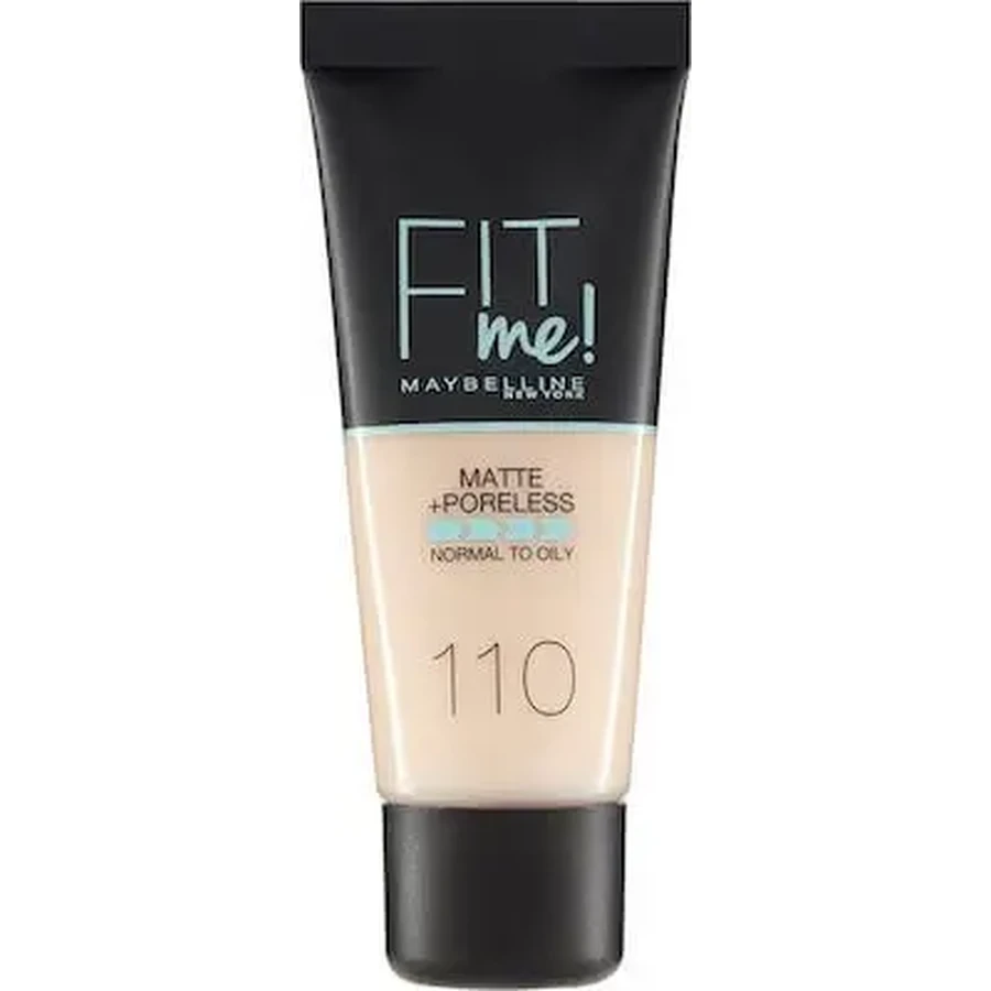 Тональный крем MAYBELLINE Fit Me для естественного матового покрытия, 30 мл, оттенок 110 Porcelain: цены и характеристики
