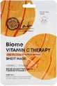 NATURA SIBERICA Biome Vitamin C Therapy Sheet Mask — маска для лица против блеска, 1 шт.