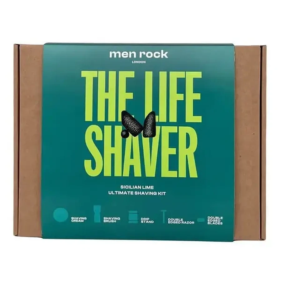 Men Rock Ultimate Shaving Gift Set Sicilian Lime, подарунковий набір для гоління, 1 шт.: ціни та характеристики