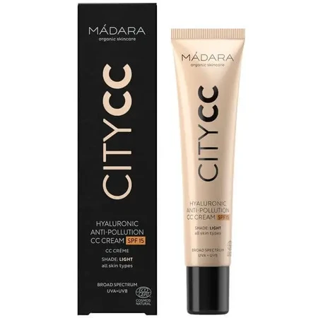 Madara Hyaluronic Anti-Pollution CC Cream SPF 15, тонирующий крем, Light Beige, 40 мл: цены и характеристики