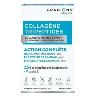 Трипептиды коллагена Granions, 80 таблеток