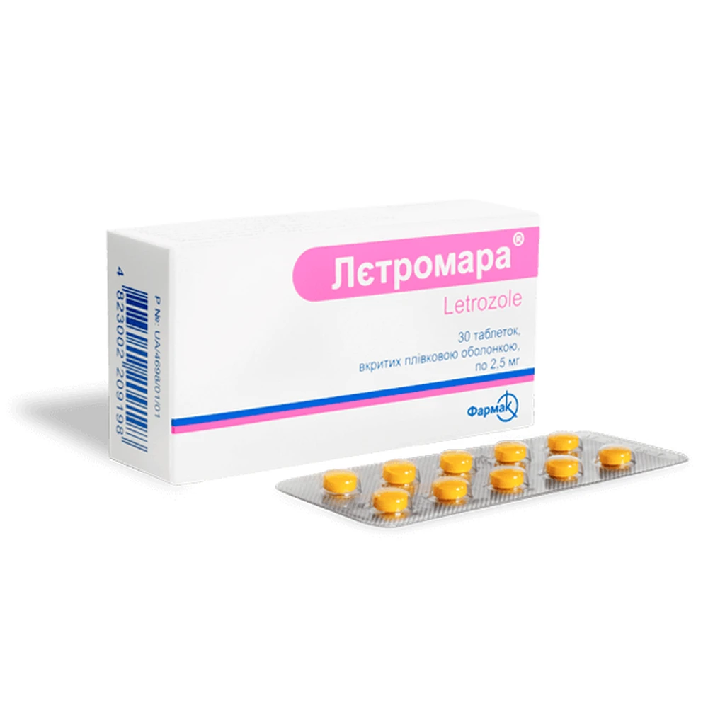 Летромара табл. п/плен. оболочкой 2,5 мг блистер №30: цены и характеристики