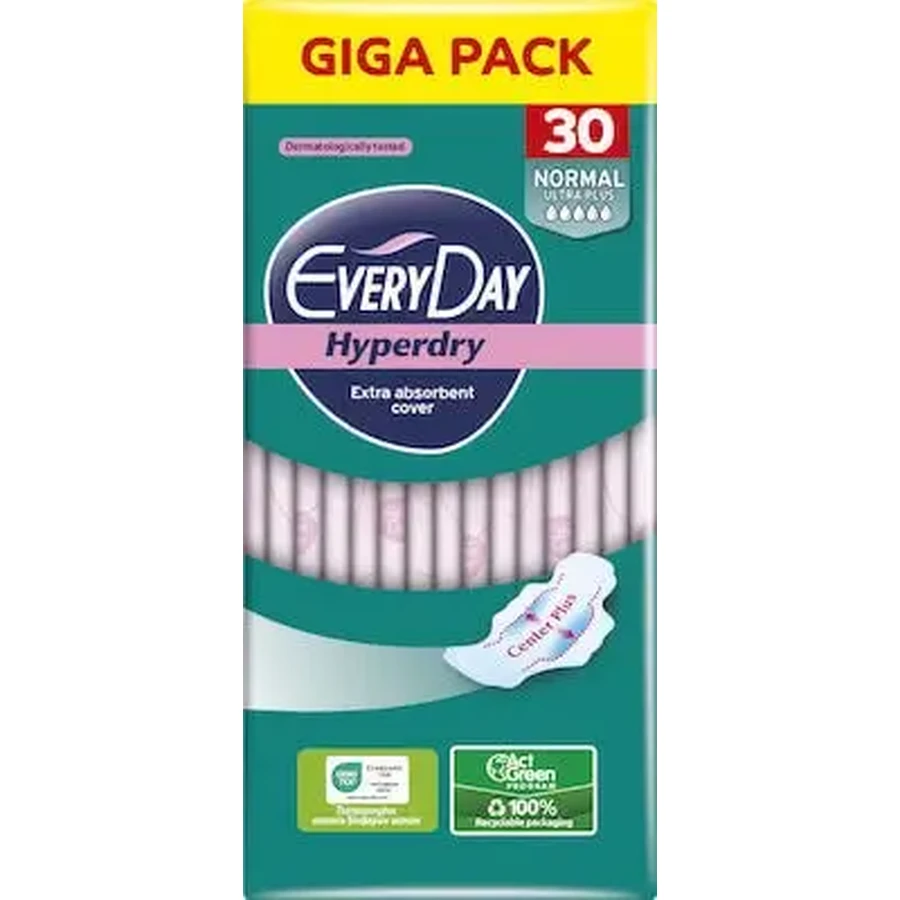 EVERYDAY Giga Pack Hyperdry Normal Ultra Plus, 30 штук: ціни та характеристики