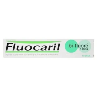 Мятная зубная паста с двойным содержанием фтора Fluocaril, 75 мл