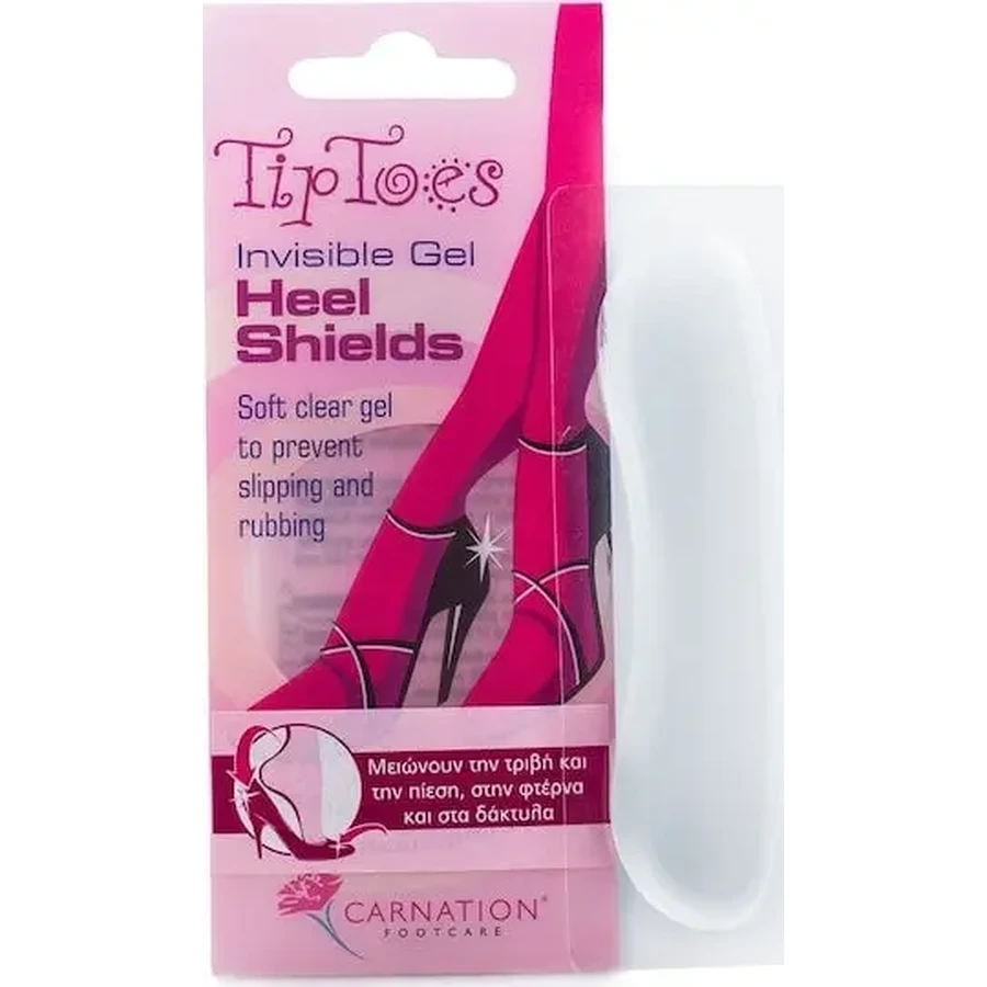 CARNATION Tip Toes Invisible Gel Heel Shields — прозорий гель, призначений для зменшення тертя всередині взуття, 1 пара: ціни та характеристики