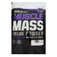 Гейнер Muscle Mass, 1000 г, зі смаком полуниці, BioTech